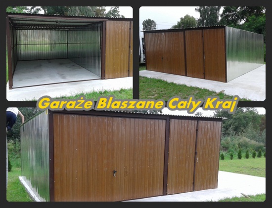 WYPRZEDAŻ BLASZAKÓW - PRODUCENT /  Garaze blaszane  / garaż blaszak